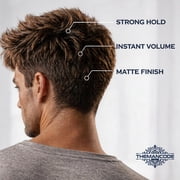 THEMANCODE Hair Styling Powder for Men & Son, Volumizing & Texturizing Powder, Long-Lasting Invisible Hold, Non-Sticky, Best for Short to Medium Hair, Father’s Day Gift for Him, Dad & Son, 1 oz