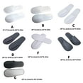 thumbnail image 3 of 10 Pairs Nonslip Cloth Fabric Closed Toe Single Uses Slippers for Home Hotel SPAs Weddings Party Guests and Travel Needs, 3 of 9