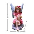 thumbnail image 3 of Garden Figurines Miniature Resin Fairies Statues Ornaments for Garden Terrarium Pot Yard Decor Indoor Outdoor Home Party Gift Fairy Garden Decor, 3 of 7