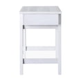 thumbnail image 3 of Bowery Hill Table Console Moderne en Bois à Plateau Relevable en Chêne Blanc, 3 of 7