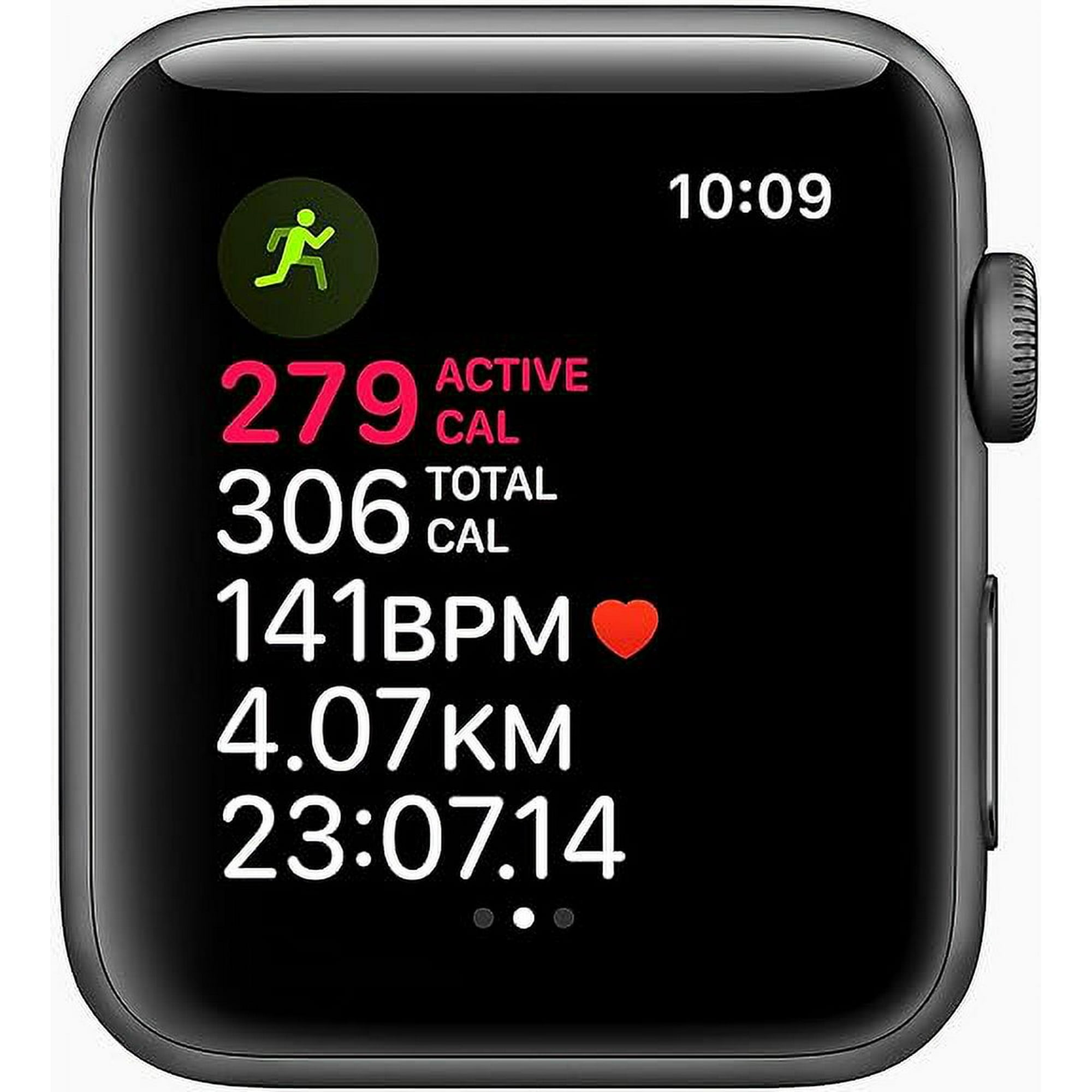 Apple Watch Series 3 GPS Cellular 38 mm l Certified refurbished Aluminum case l Space Gray Black Walmart