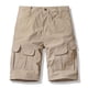 thumbnail image 1 of pstuiky Pantalones cortos deportivos para hombre, Pantalones cortos cargo casuales de moda para hombre, con bolsillos y botones, cintura elástica Pantalones cortos cargo, 1 of 9