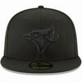 thumbnail image 2 of Men's New Era Black Toronto Blue Jays Primary Logo Basic 59FIFTY Fitted Hat, 2 of 6