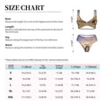 thumbnail image 4 of Kdxio Vintage Wildlife Protection Print Women's 2 Piece High Waisted Wrap Spaghetti Strap Summer Swimsuit Bikini Set-Small, 4 of 7