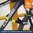 thumbnail image 2 of URBAN UR890 Candado de Bicicleta Cadena Antirrobo Moto con Combinación de Código de Seguridad y Fund, 2 of 7