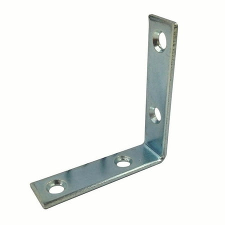 

Prime-Line Corner Bracket 2-1/2 in. Steel Construction Zinc-Plated L-Angle (4-pack)