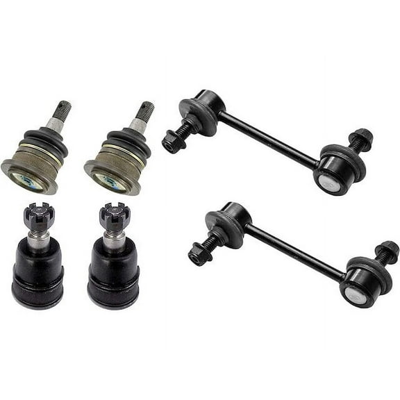 Front Ball Joint Sway Bar Link Kit - Compatible with 2003 - 2018 Toyota 4Runner 2004 2005 2006 2007 2008 2009 2010 2011 2012 2013 2014 2015 2016 2017