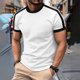 thumbnail image 1 of pstuiky camisetas para hombre, Camisa tipo blusa informal de manga corta con cuello vuelto y botones para hombre ropa de hombre xxl, 1 of 8