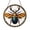 Acrylic 3.5 Inch, variant on Stag Beetle Stained Glass Suncatcher – Insect Inspired Window Art Decor