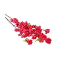 thumbnail image 2 of Ramas de flor de durazno artificiales, flores falsas para decoración del hogar, bodas, arreglos florales de jardín, accesorios para sala de estar, rosa y blanco, 40 cm, 2 of 6
