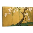 thumbnail image 1 of ARTCANVAS Cherry Tree Canvas Art Print by Sakai Hoitsu - Size: 18" x 12" (1.50" Deep), 1 of 9