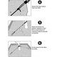 thumbnail image 4 of 9.05 Inch Support Bracket Tree Garden Stump Fixed Support Kit, 4 of 6