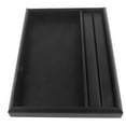 thumbnail image 2 of Jewelry Display Tray Box Exhibition Necklace Bracelet Showcase - Red Velvet, As Black PU Leather, 2 of 8