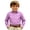 11#Purple657, variant on Lullu Boys Button Down Western Shirt Flower Embroidery Long Sleeve Shirt Top, Sizes 4-13