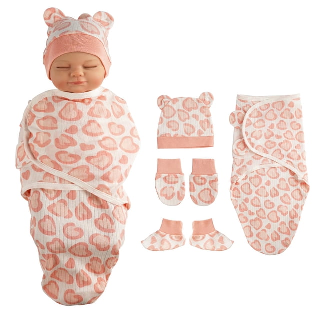 Juego de mantas Reborn Baby Doll Babeside para 43-61 cm con acceso.
