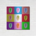 thumbnail image 3 of Luxe Metal Art 'Pistachio' by Mark Ashkenazi, Metal Wall Art, 36"x36", 3 of 9