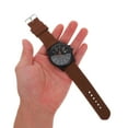 thumbnail image 4 of Reloj de pulsera de cuarzo para hombre, de nailon tejido, deportivo, de moda, con calendario, de cuarzo (marrón), 4 of 5