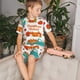 thumbnail image 4 of Fotbe Fall Pumpkins Pijama Estampada de 2 Piezas para Niños – Ropa de Dormir de Manga Corta Cómoda para Niños y Niñas, Camiseta y Shorts de Algodón-XX-Large, 4 of 6