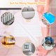 thumbnail image 3 of Juego de pegatinas antideslizantes para ducha, tiras de seguridad antideslizantes para bañera, alfombrilla transparente para baño, cocina, escaleras, 24 piezas, 3 of 5