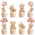 thumbnail image 1 of Cupcakes JoviYofy Pink Bear, 36 unidades, decoración para baby shower, 1 of 7