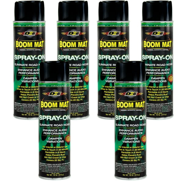 Sound Deadening DEI Boom Mat Spray On 6 Pack Enhance Audio Eliminate