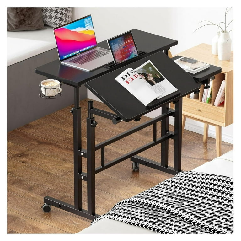 Drevy Standing Desk Adjustable Height, Stand Up Desk with Cup