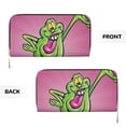 thumbnail image 3 of Ghostbusters Slimer Cartoon Hand Wallet Card Bag Long Leather Wallet Handbag Clutch Purse Storage Bag Zip Organizer With Card Slots, 3 of 8