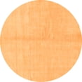 thumbnail image 1 of Ahgly Company Indoor Round Solid Orange Modern Area Rugs, 6' Round, 1 of 4