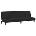 thumbnail image 2 of vidaXL 2 Piece Sofa Set with Pillows Black Velvet, 2 of 5