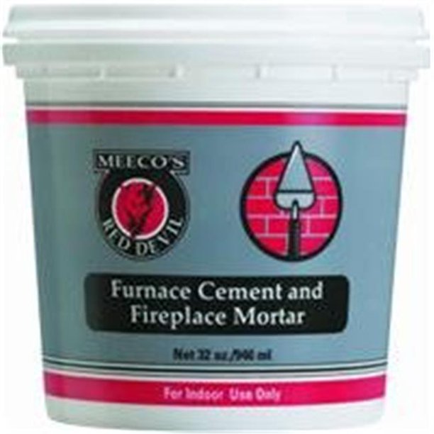 Meeco Manufacturing 1354 Furnace Cement & Mortar Quart Gray Walmart