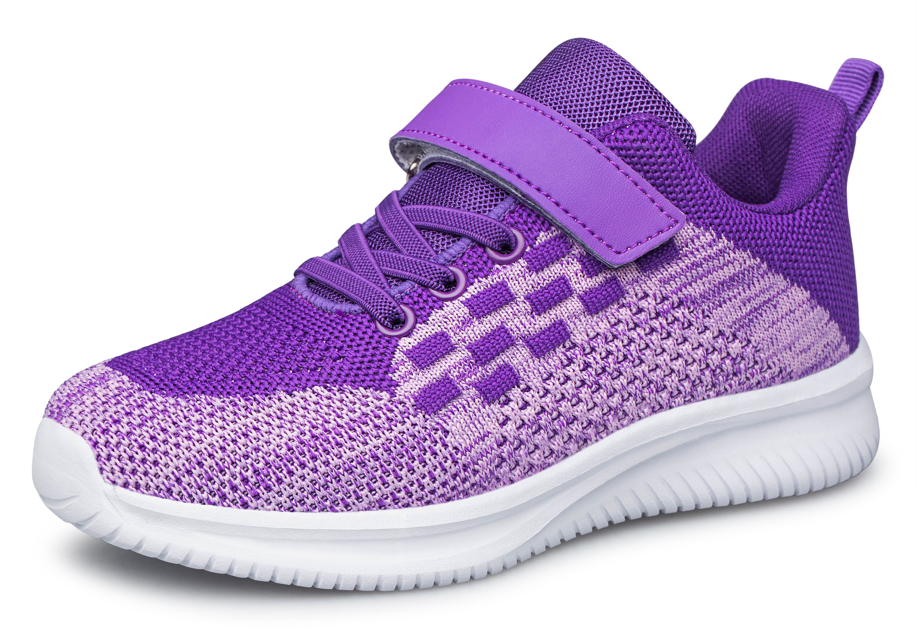 YHOON Kids Shoes Girls Sneakers Running Shoes Slip On Sports Fitness 