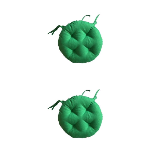 Matsuzay Vendaje Extra Largo Para Sillas - Cómodo Alta Resiliencia Fijado A Sillas Mejor Soporte Parte Inferior Antideslizante Textura Verde Verde 40cm 2Conjunto
