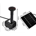 thumbnail image 4 of Radiant Oasis: Solar Fountain Kit, Separate Solar Panel, Easy to Use, Different Water Styles_Perfect Gift, 4 of 5