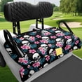 thumbnail image 4 of Uourmeti Floral Skull in Jungle Golf Cart Seat Covers with Front Pockets, Fit for Golf Club Car Club Car Seat Suitable for Club Car DS Precedent Club Car Seats, 4 of 8
