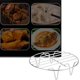 thumbnail image 2 of Yuarrent Rejilla multiusos para freidora de aire de acero inoxidable para todas las necesidades de cocina, fácil de limpiar para todos los Cocina y Comedor, 2 of 6