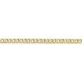 thumbnail image 2 of 10K Yellow Gold chain Curb 7 in 3.35 mm 3.35mm Semi-Solid Link, 2 of 4