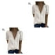 thumbnail image 1 of Qarigey Camiseta de mujer de manga corta con cuello en V Color sólido blusa de encaje lavable informal deportes al aire libre camisa de Type2 NO2, 1 of 6