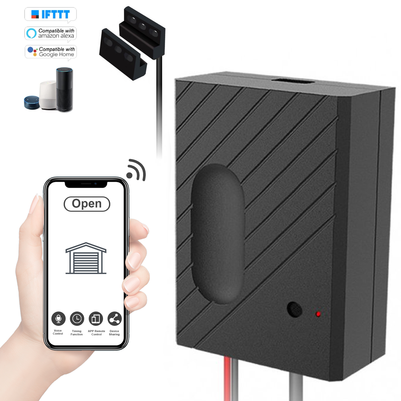 Wifi Smart Switch Garage Door Controller, Smart Garage Door Opener