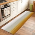 thumbnail image 2 of Burnt Orange Beige Ombre 2'x6' Runner Rugs for Hallway Kitchen Bedside Non Slip Washable, Modern Abstract Art Texture Entryway Rug Runners with Rubber Backing, Long Carpet Runner for Laundry Room, 2 of 8
