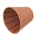 thumbnail image 4 of Light Brown Rattan Trash Can Made of Plastic for Home Decor and Multipurpose Use 11.8 Inches, 4 of 4