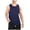 Navy, variant on Male Summer Breathable Thin Strap Solid Color Sports Loose Vest Men's Top 2XL