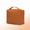 Brown, variant on Makeup Bag for Women, Large Capacity Waterproof Fold Down Cosmetic Storage Case for Travel, Skincare and Toiletry Organization