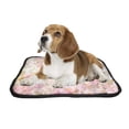 thumbnail image 2 of PKQWTM Pink Cherry Blossom Pet Dog Cat Bed Pee Pads Mat Cushion Potty Dogsblankets Crate Bed Kennel 20x24 inch, 2 of 3