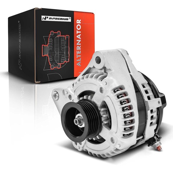 A-Premium Alternator Compatible with Lexus LS430 2004 2005 2006 V8 4.3L, GS430 2006 2007 V8 4.3L, 12V 130A 6-Groove Pulley Clockwise, Replace# 27060-50340, 2706050340