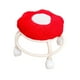 thumbnail image 4 of Asiento con ruedas bajas, polea, taburete, taburete para zapatos, asiento cómodo, pequeño y resistente. Rojo, 4 of 9