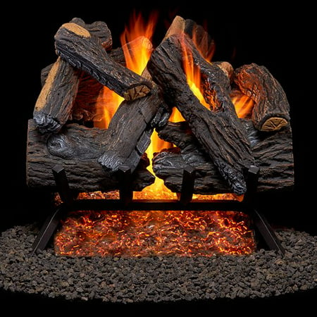 Duluth Forge Vented Natural Gas Fireplace Log Set (Best Gas Logs Consumer Reports)