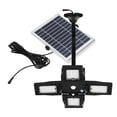 thumbnail image 4 of Lámpara solar de 80 LED con sensor de movimiento, 3 modos de funcionamiento, ángulo ajustable de 110°, batería de 8000mAh, IP65 resistente al agua, ideal para exteriores, color negro., 4 of 6