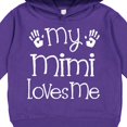 thumbnail image 3 of Inktastic My Mimi Loves Me Grandkids Toddler Hoodie, 3 of 4