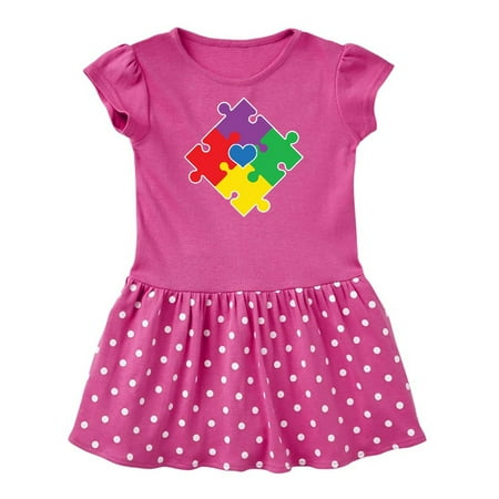 

Inktastic Autism Awareness Month Puzzle Gift Baby Girl Dress