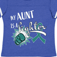 thumbnail image 4 of Inktastic Ovarian Cancer Awareness My Aunt is a Fighter Boys or Girls Toddler T-Shirt, 4 of 5